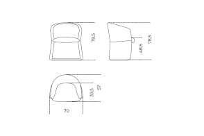 Fauteuil Janette Gallotti & Radice - 1 2