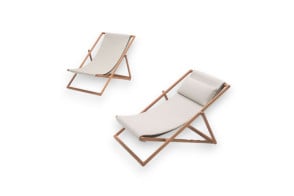 Chaise à Sdraio pour extérieur Portofino Paola Lenti - 1 2