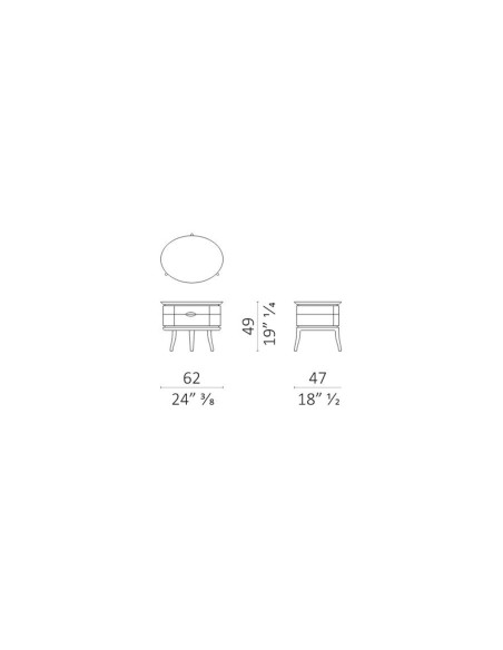Ainda Bedside Table (Expo Offer)