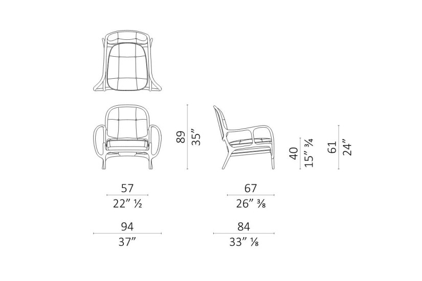 Fauteuil Twenty Two (Offre Expo) Ceccotti Collezioni - 5