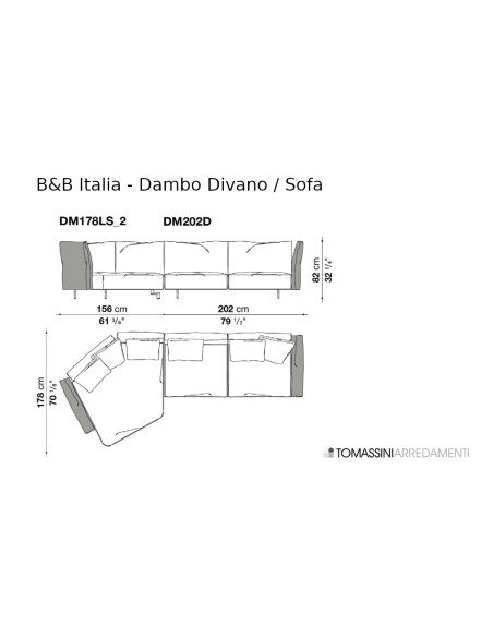 Canapé Dambo (Offre Expo) B&B Italia - 8