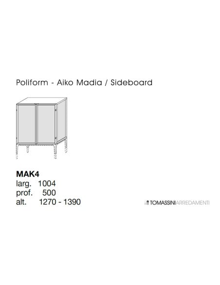 Madia Aiko (Offre Expo) Poliform - 6