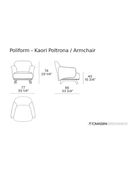 Poltrona Kaori (Offerta Expo) Poliform - 6