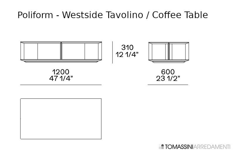 Tavolino Westside Poliform - 6