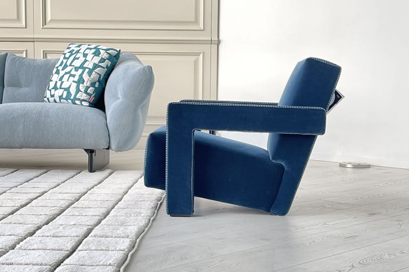 Blue Utrecht Armchair (Expo Offer) Cassina - 2