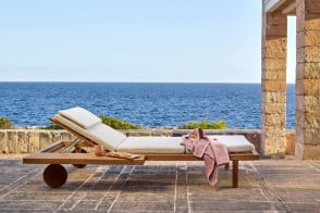 Vis à Vis outdoor Sunbed Tribù - 1 2