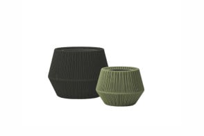 Zigzag Outdoor Ottoman Kettal - 1
