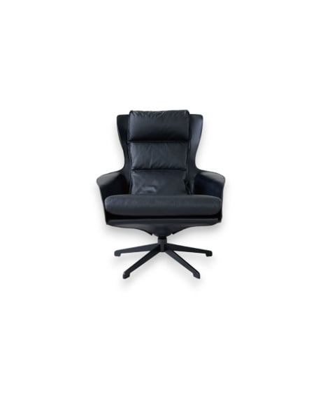 Poltrona Cab Lounge en cuir noir (Offre Expo) Cassina - 7