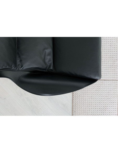 Fauteuil Cab Lounge en cuir noir (Offre Expo) Cassina - 4