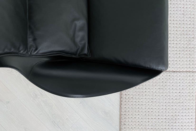 Poltrona Cab Lounge in pelle nera (Offerta Expo) Cassina - 4