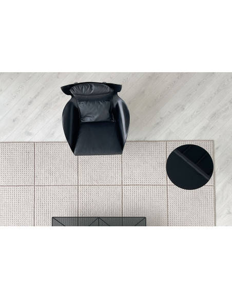 Poltrona Cab Lounge in pelle nera (Offerta Expo) Cassina - 6