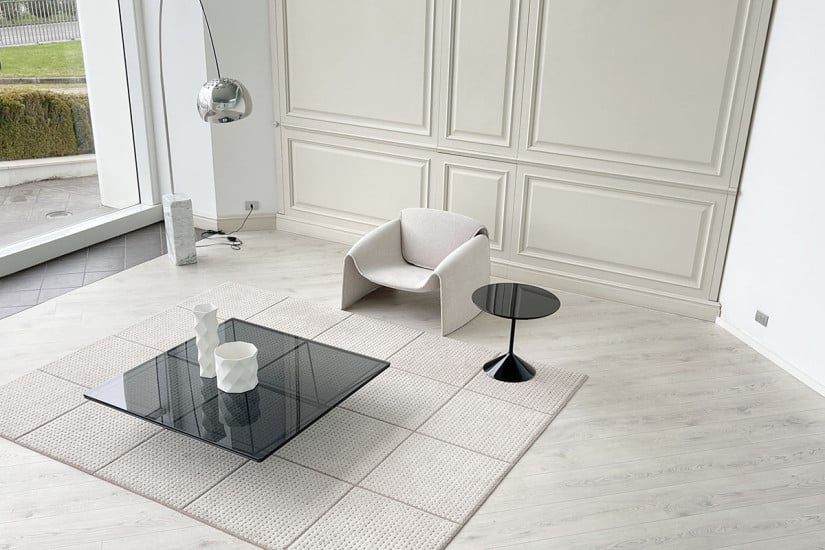 Fauteuil Le Club en tissu sable (Offre Expo) Poliform - 5