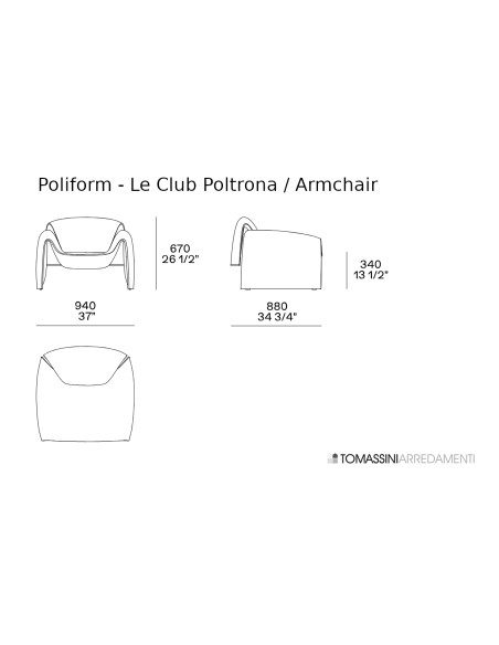 Le Club Sand Colored Armchair (Expo Offer) Poliform - 8