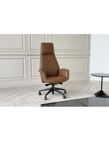Poltrona Downtown in pelle cognac (Offerta Expo) Poltrona Frau - 2