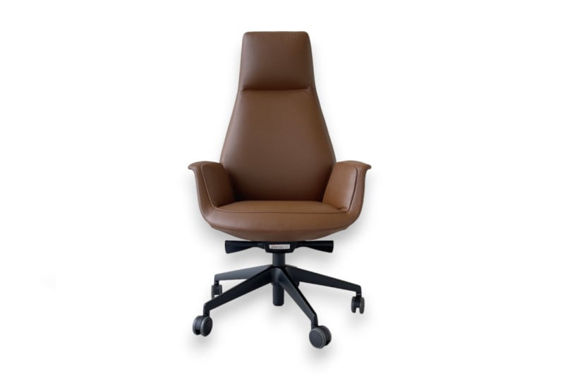 Downtown Cognac Leather Armchair (Expo Offer) Poltrona Frau - 6