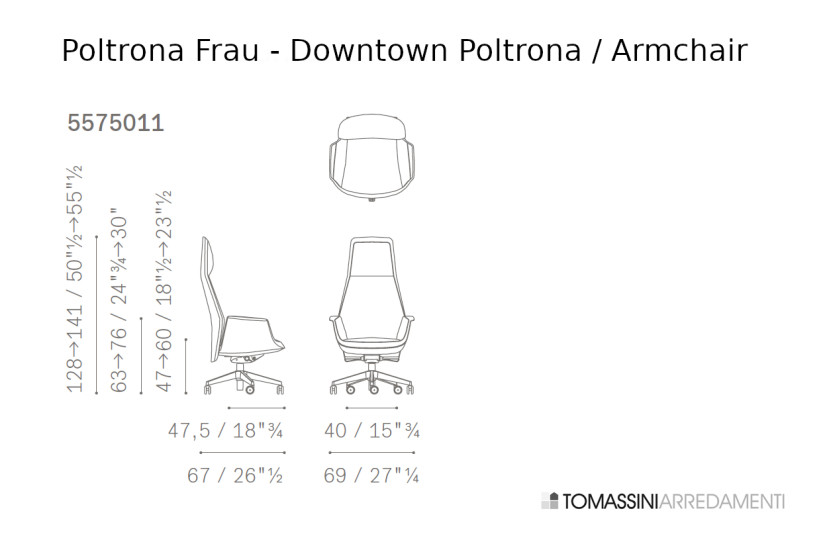 Poltrona Downtown en cuir cognac (Offre Expo) Poltrona Frau - 7