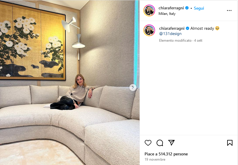 Chiara Ferragni lampe de Marseille